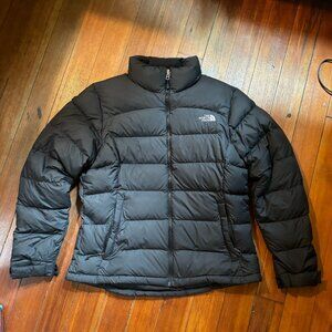 The North Face Vintage Black 700 Hyvent Goose Down Puffer Jacket, Women's Large